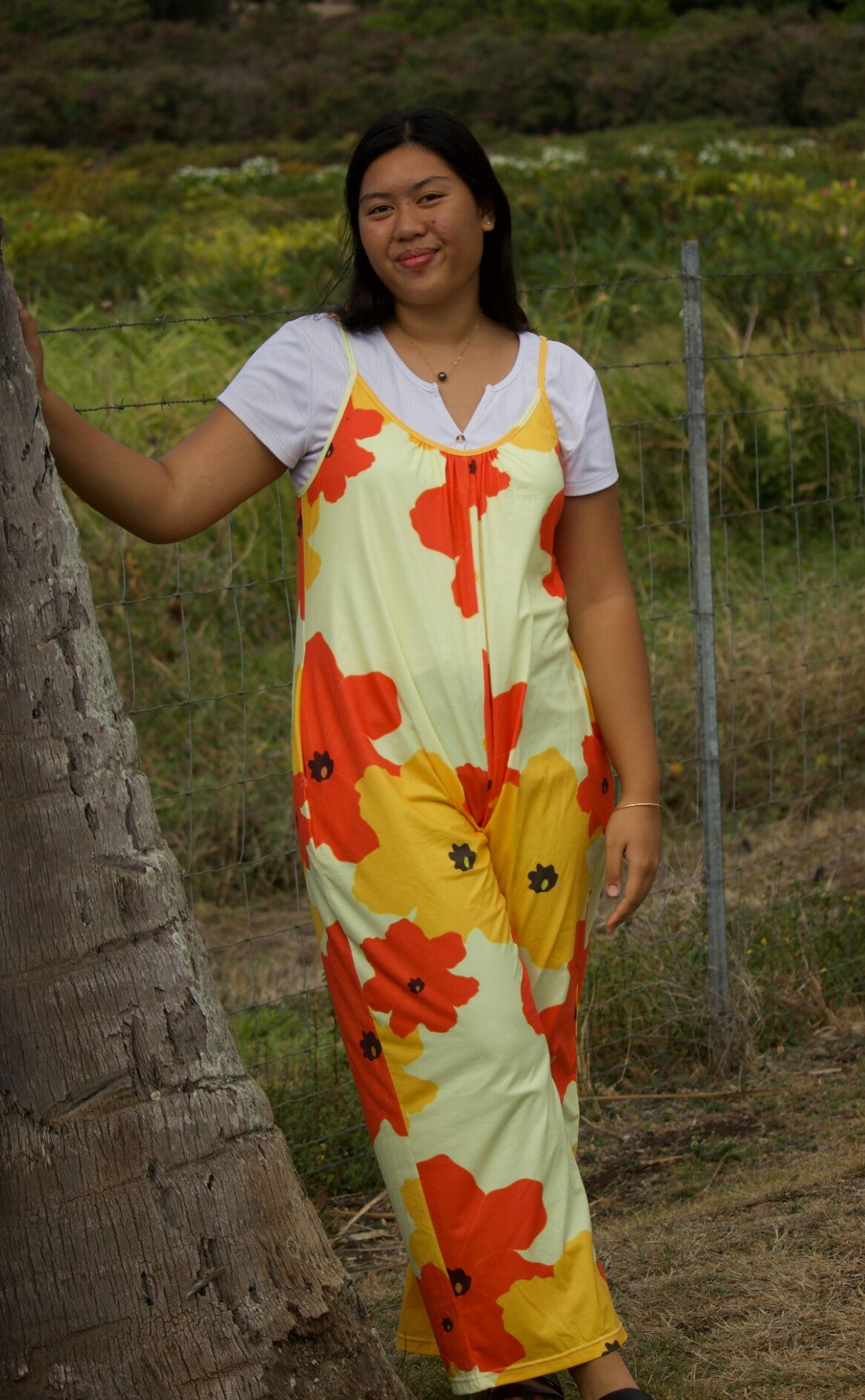 Golden hibiscus Nanea jumpsuit
