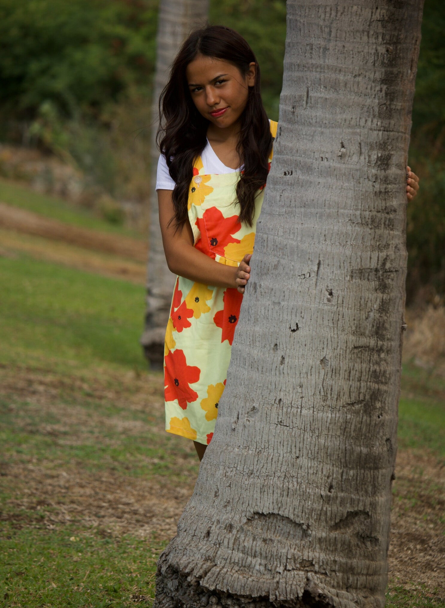 Golden Hibiscus Kanani romper