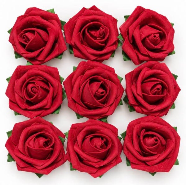 Decoratieve rozen 9 stuks