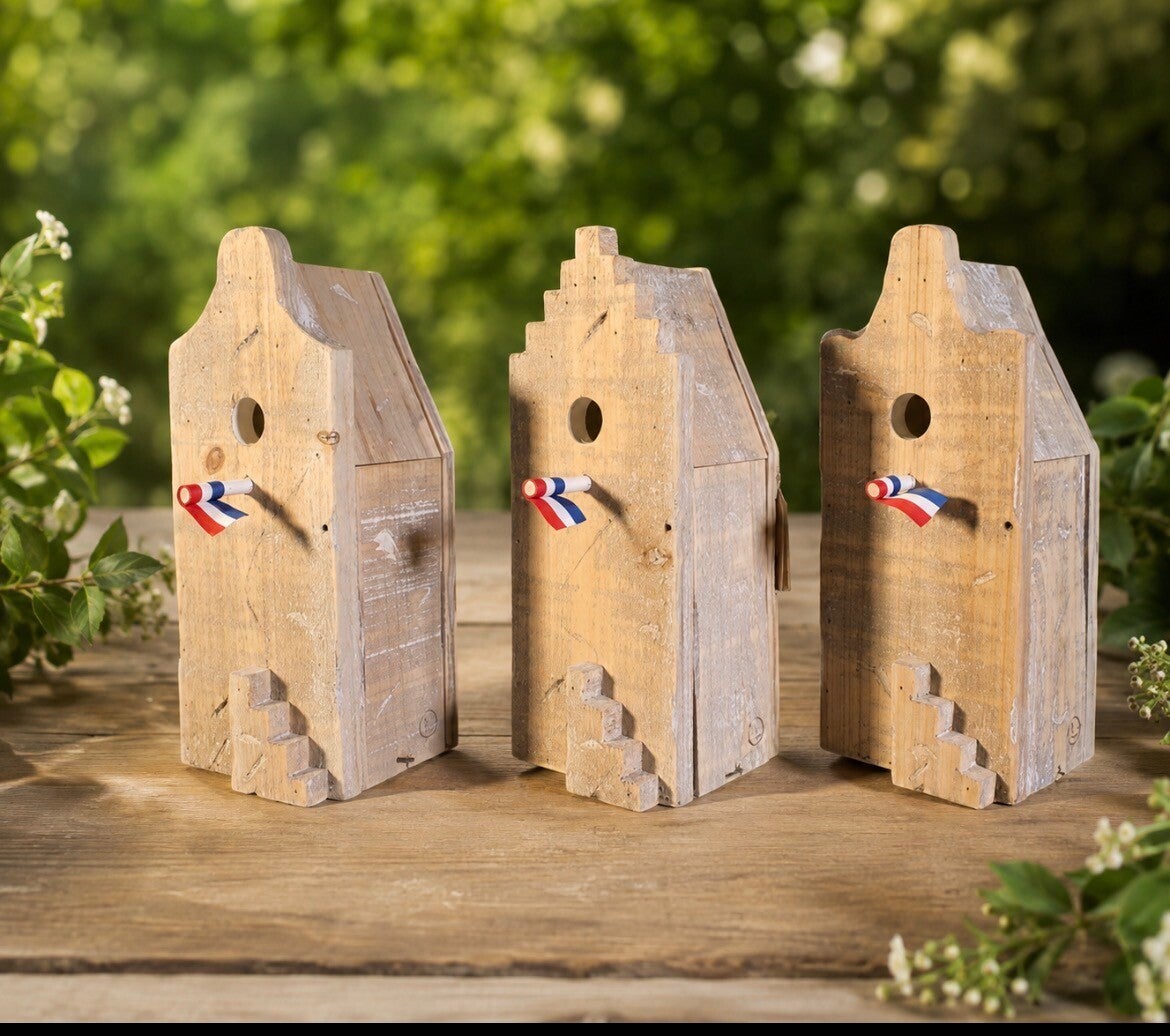 Oud-Hollands vogelhuisje Amsterdam- verschillende modellen