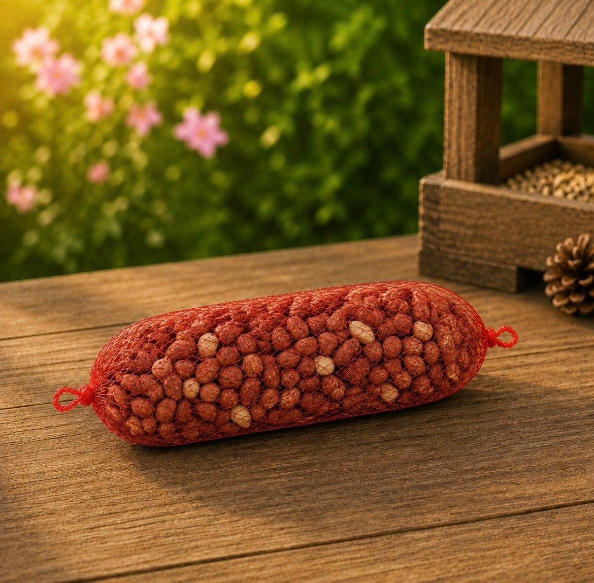 Pindanetje met 100% ongebrande pinda’s (195g)