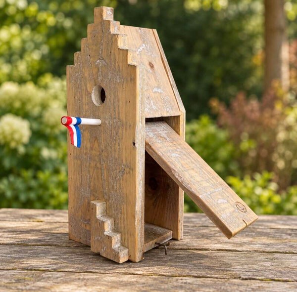Dutch Mood oud-Hollands vogelhuisje Amsterdam- trap