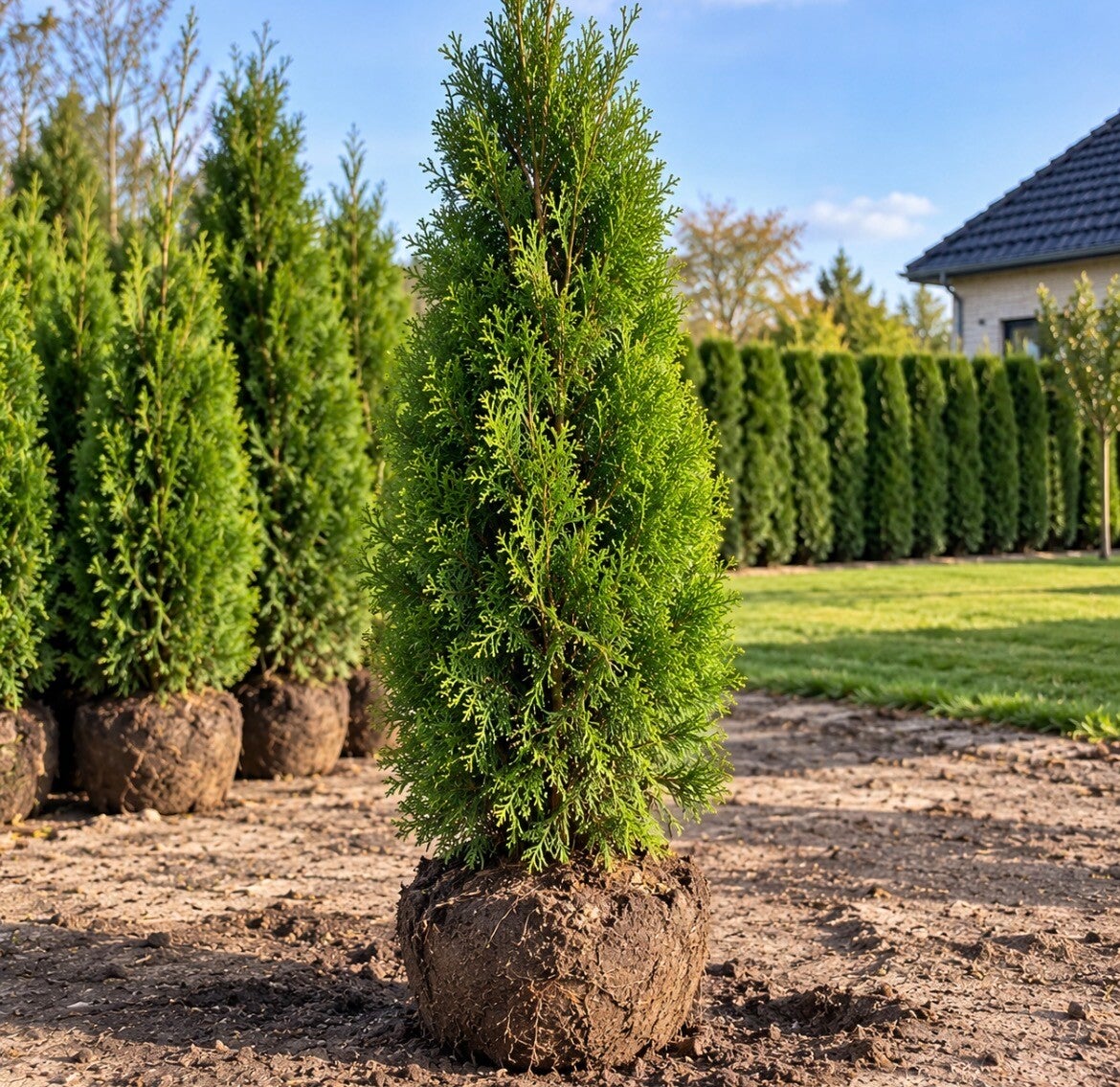 Thuja occidentalis 'Smaragd' (kluit)