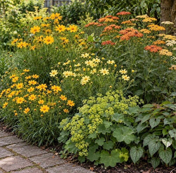 24 vaste planten voor bijen en vlinders – geel bloeipakket