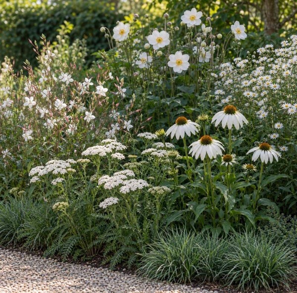 24 vaste planten voor bijen en vlinders – wit bloeipakket