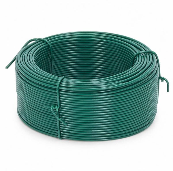 Binddraad geplastificeerd groen 1,6 mm 50 M