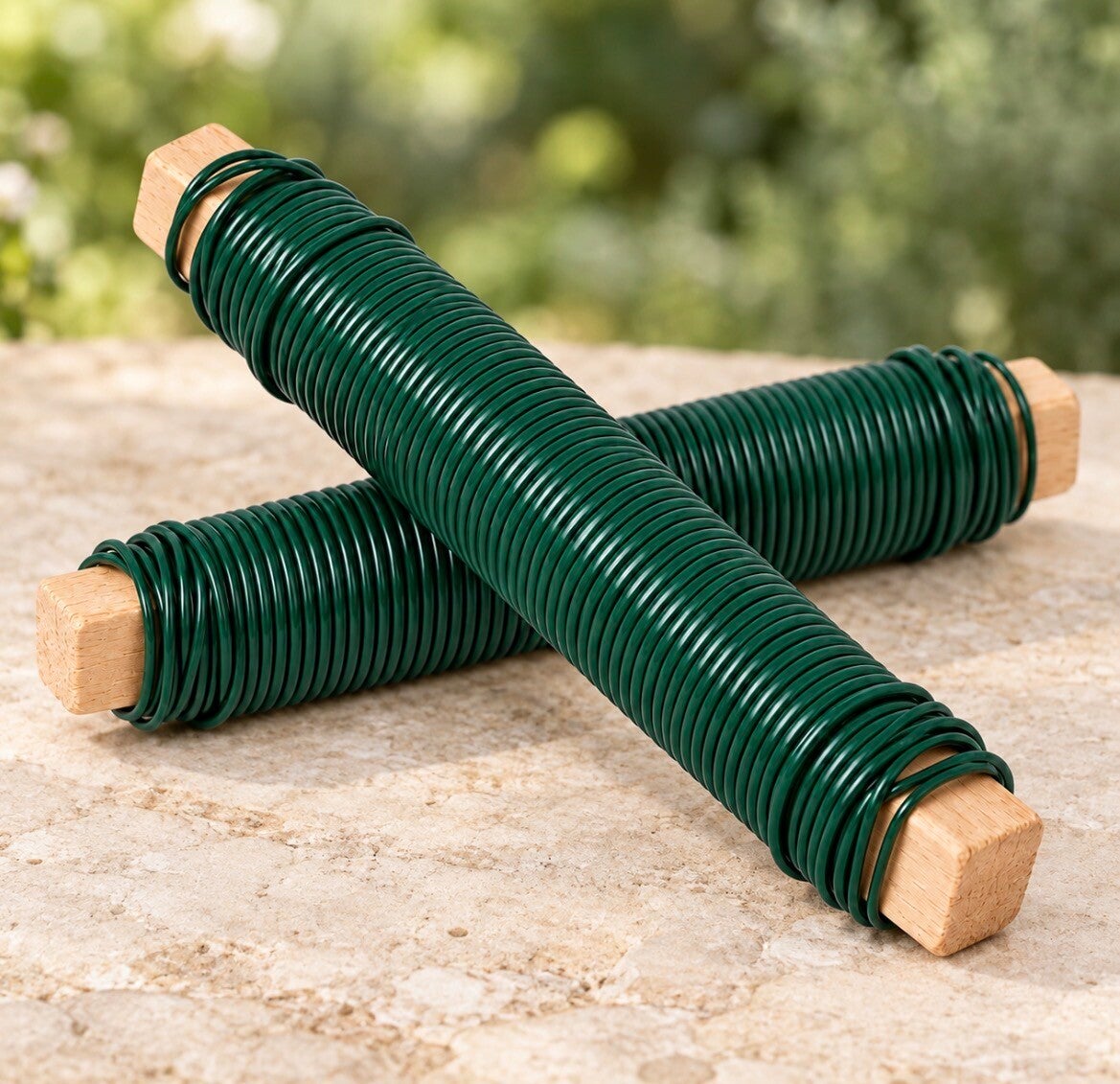 Binddraad pl groen 0,9 mm 2 x 20M