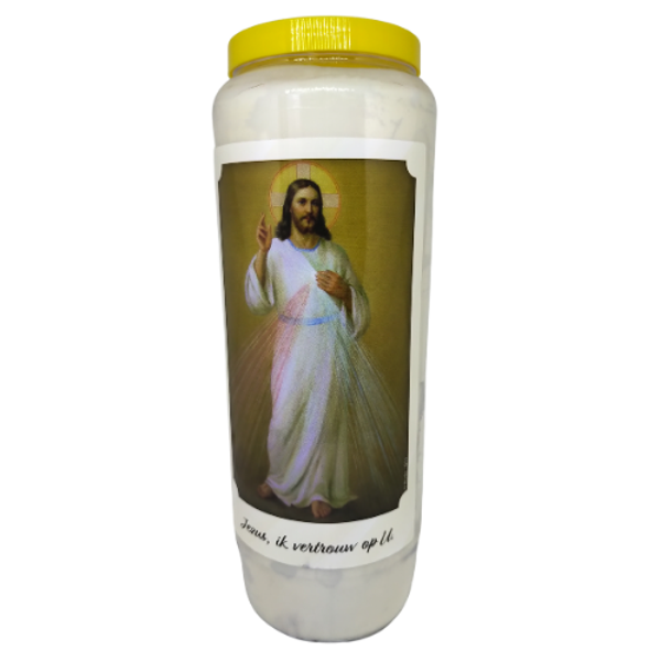 Jezus ik vertrouw op u – Noveenkaars – 6 dagen brander