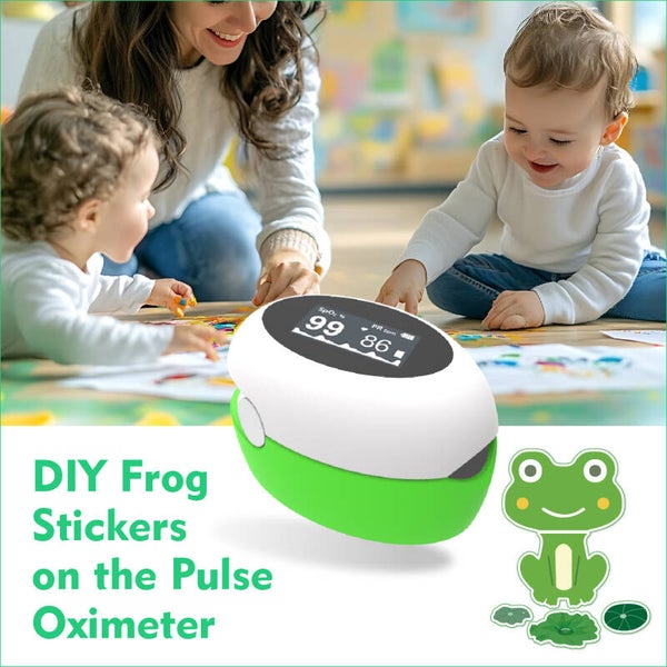 Rechargeable Cartoon Children’s Pulse Oximeter for Home Use Fast, Accurate Oxygen Saturation & Heart Rate Mete