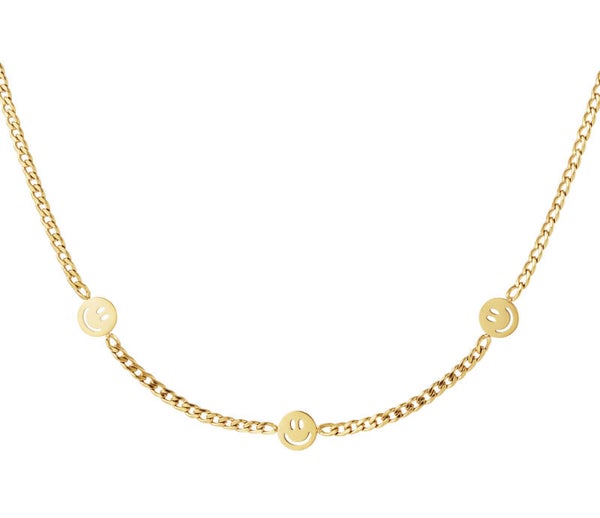 3 x smiley necklace :)