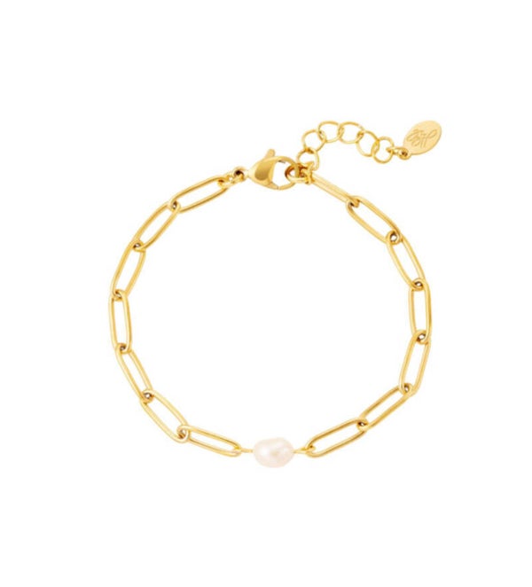 parel schakel armbandje