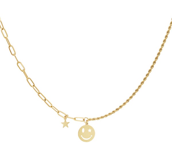 smiley necklace!