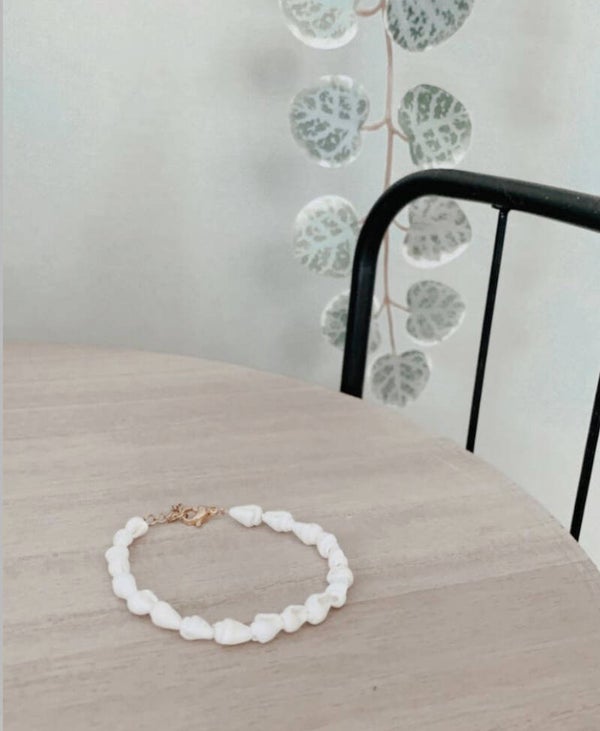 Trompetschelpen armbandje!