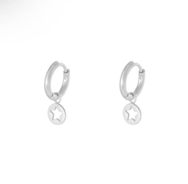 Open star earings!