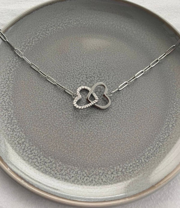 dubble heart necklace