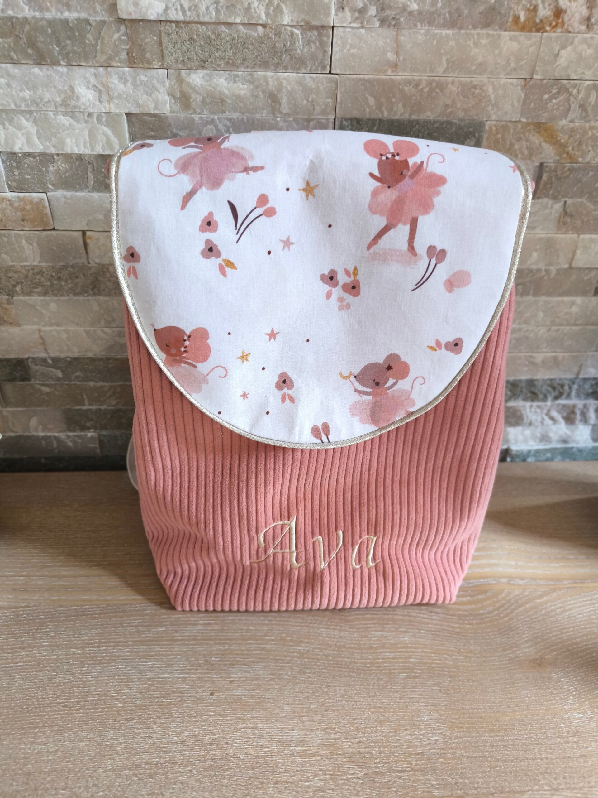 Sac à dos crèche personnalisable