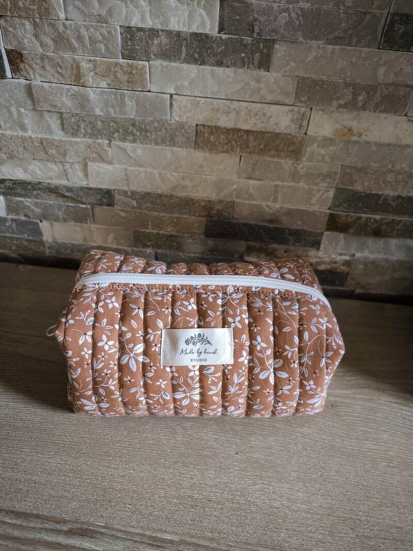 Trousse matelassée personnalisable