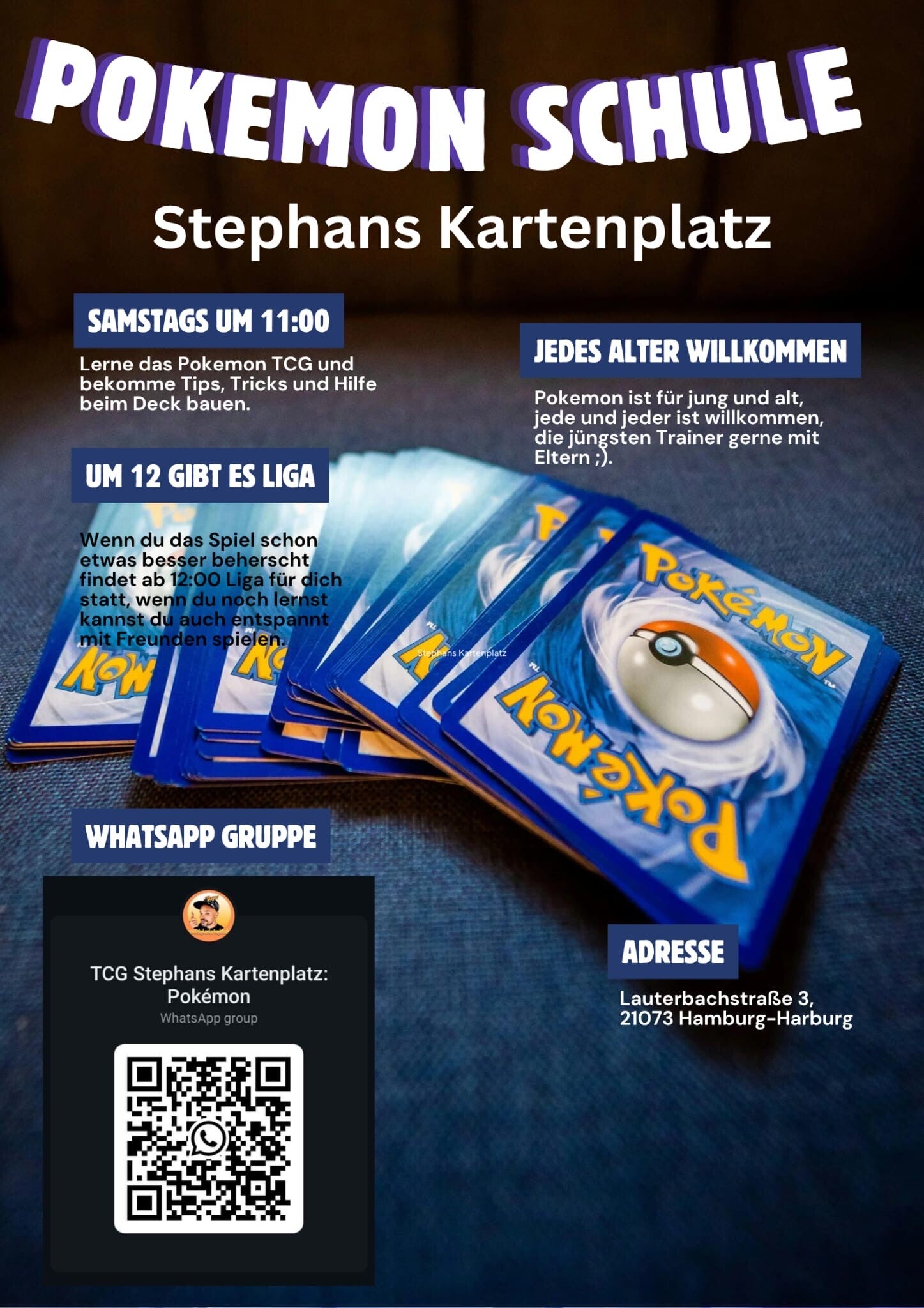 Pokémon Schule Stephans Kartenplatz TCG Tradingcard Game Hamburg 