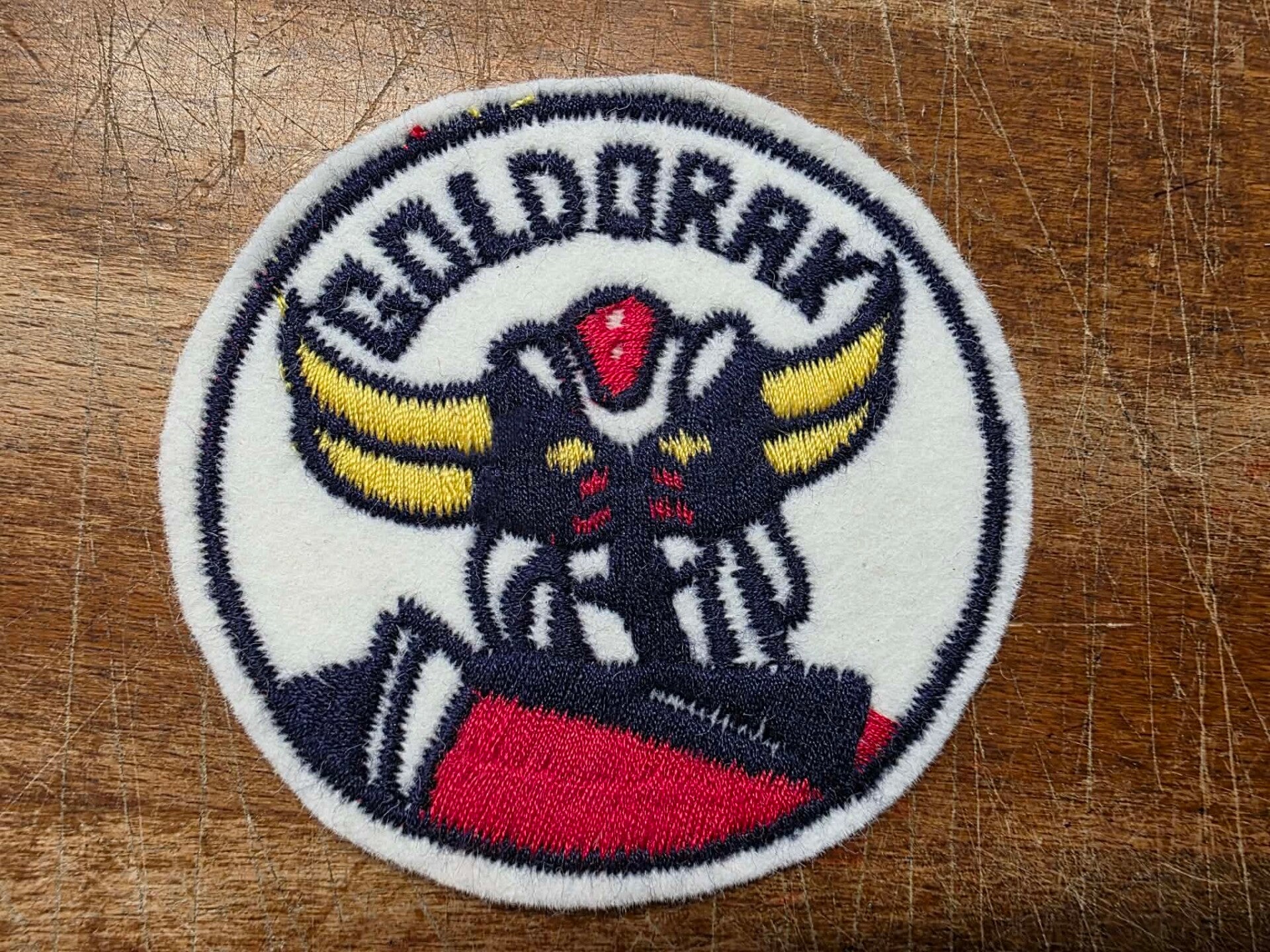 ECUSSON EN TISSUS GOLDORAK- 1978 - ETAT NEUF