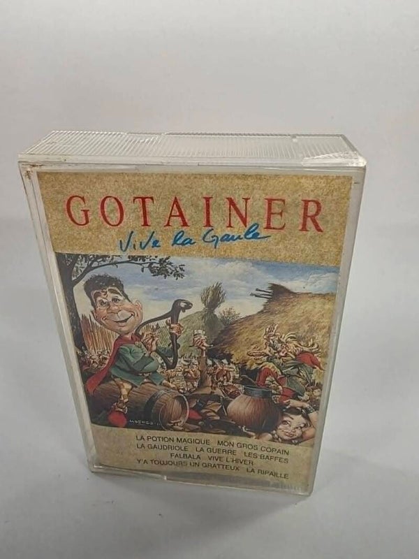 CASSETTE AUDIO - RICHARD GOTAINER - VIVE LA GAULE - ASTERIX - UDERZO