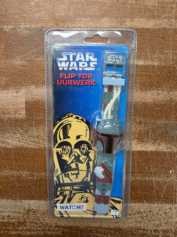 MONTRE STAR WARS - BOBA FEET - WATCHIT - NEUVE SOUS CELLO
