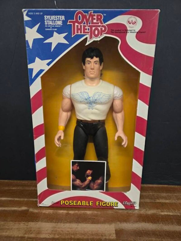 OVER THE TOP - LINCOLN HAWKS - SYLVESTER STALLONE - FIGURINE 40 CM - LEWCO