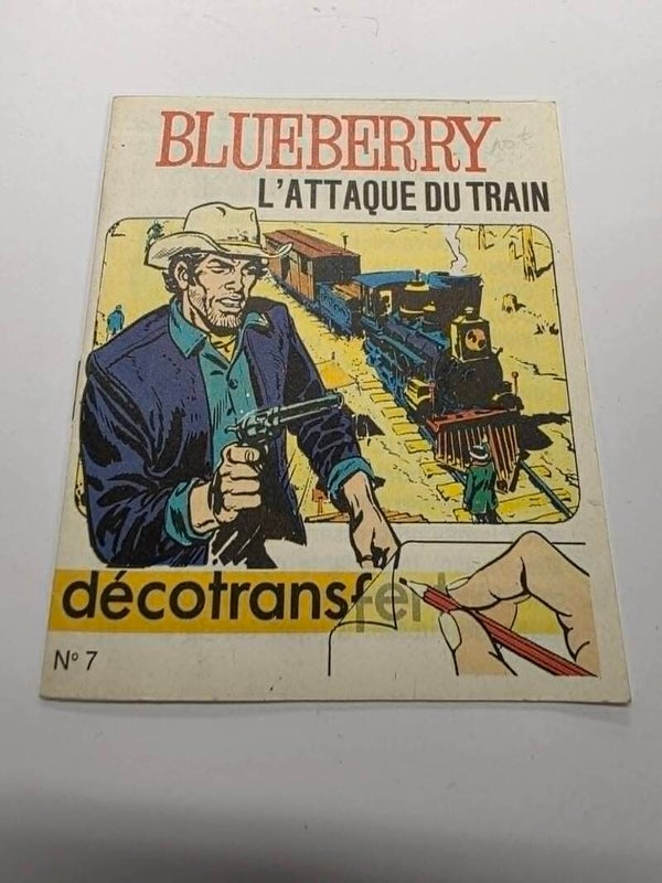 DECOTRANSFER BLUEBERRY - CHARLIER GIRAUD - DARGAUD  1971