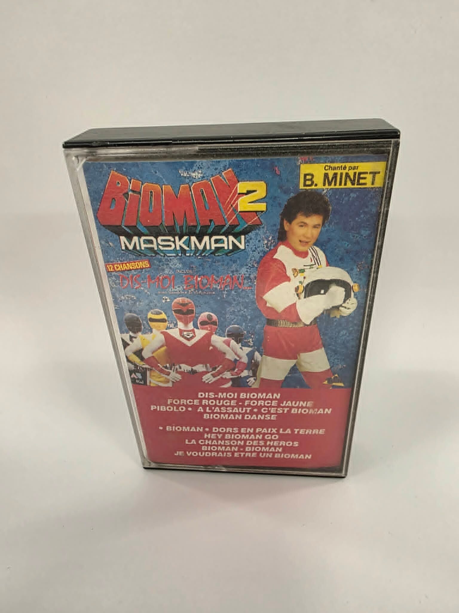 CASSETTE AUDIO - BIOMAN 2 - MASKMAN - BERNARD MINET - AB KID PRODUCTION