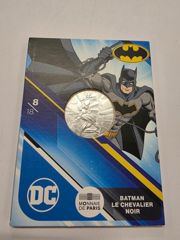 MONNAIE DE PARIS 10 EUROS - BATMAN - 8/18 - NEUF
