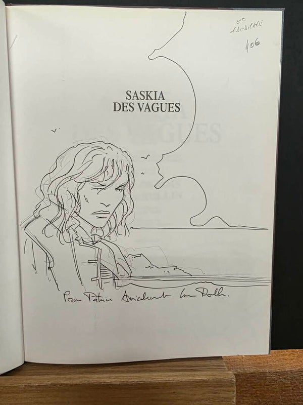 DEDICACE DE ROLLIN - SASKA DES VAGUES - EO DARGAUD 1997 - LONG COURRIER