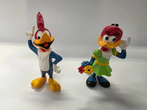 DUO DE FIGURINES PVC WOODY WOODPECKER ET WINNIE - COMIC SPAIN