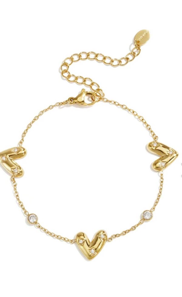 Armband hartjes