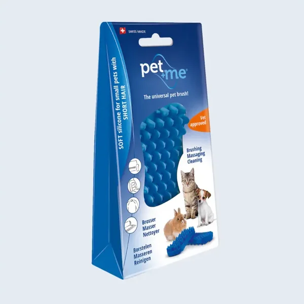 Pet + Me Silicon Brush - Blue
