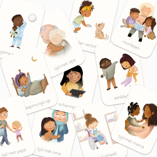 Kieskleurig: 58  routinekaarten voor thuis