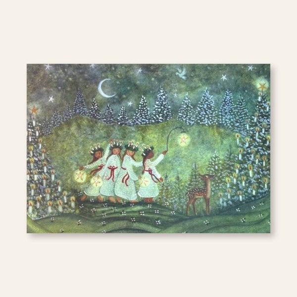 kaart seizoenslamp advent