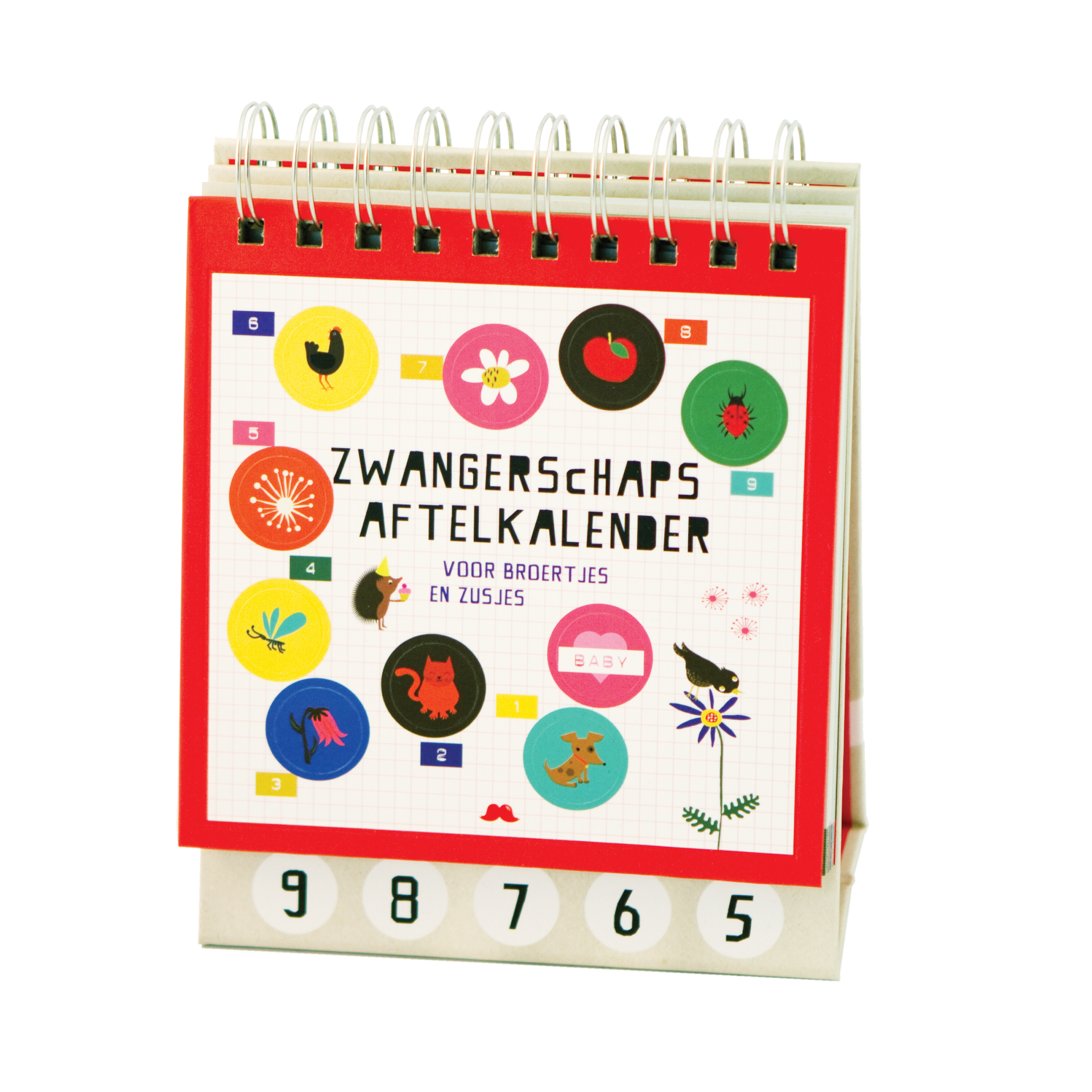 Zwangerschaps-aftelkalender voor broers en zusjes!