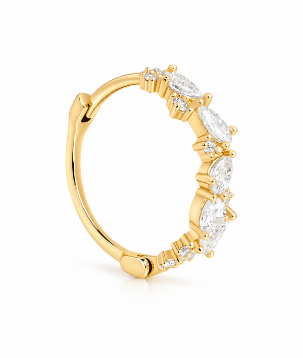 Diamond Cut Hoops
