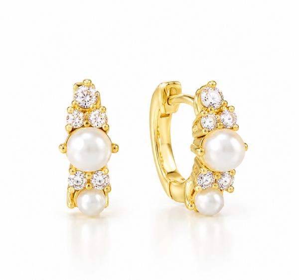 Freshwater Pearl Huggies