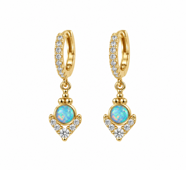 Boho Opal Earrings