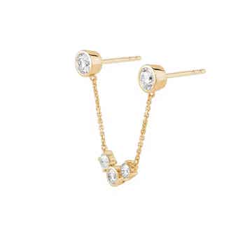 Double Stud with Diamond Detail