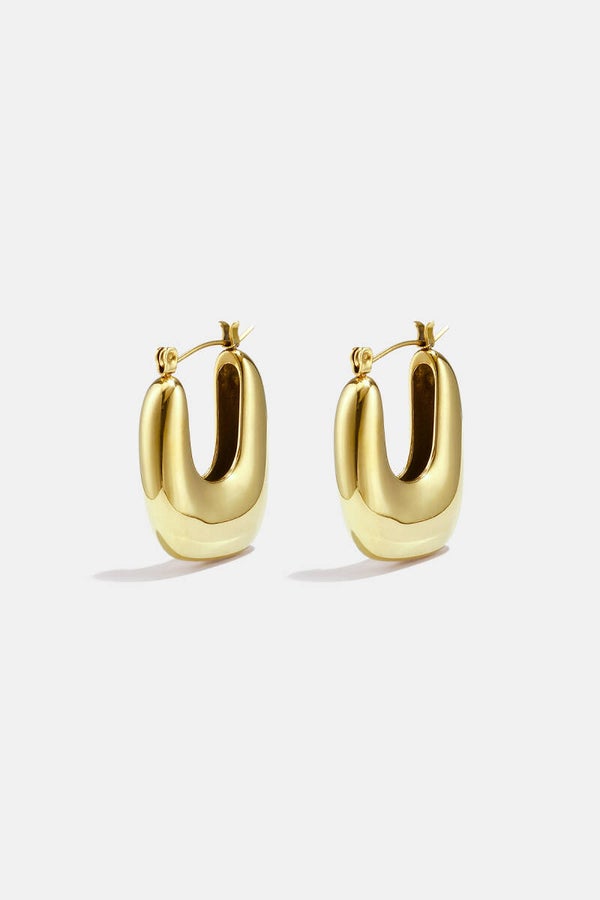 Bold Oval Hoops