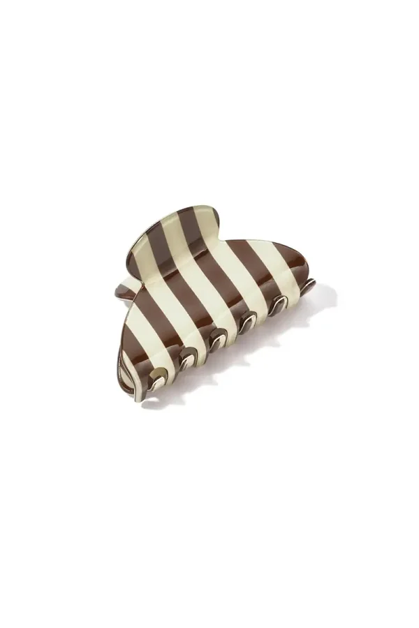 PRE ORDER! Chocolate Stripe Hair Clip - S