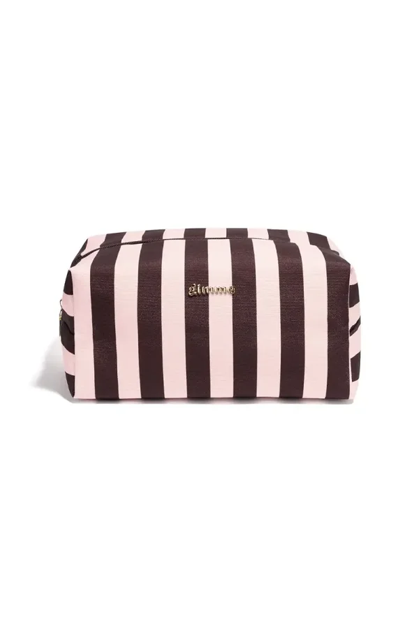 Striped Beauty Bag