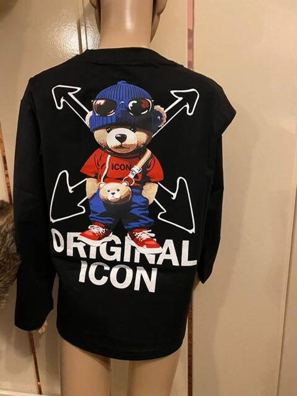 icon shirt zwart