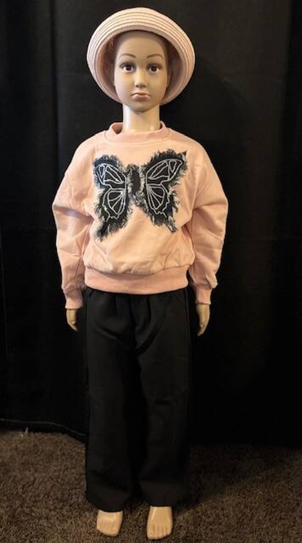 trui vlinder pink
