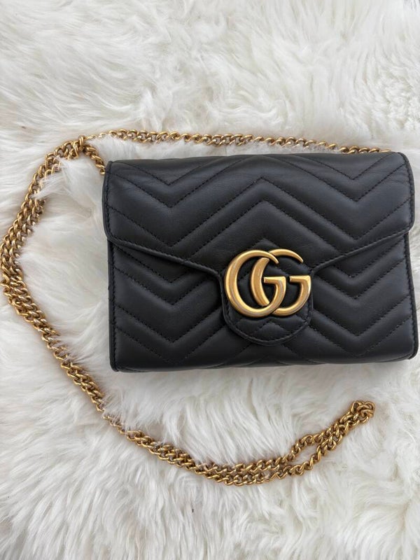 Gucci GC Marmont Matelassé Super Mini