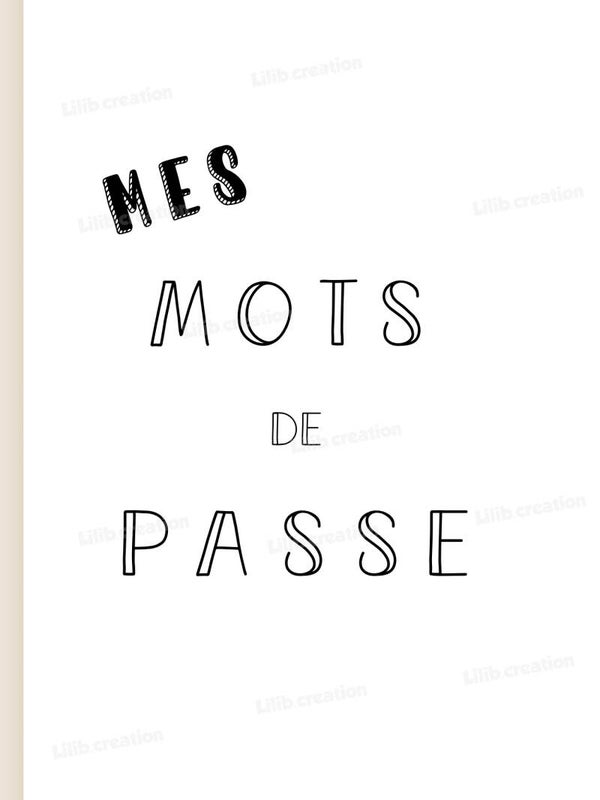 Mots de passe pour NOTES 📝