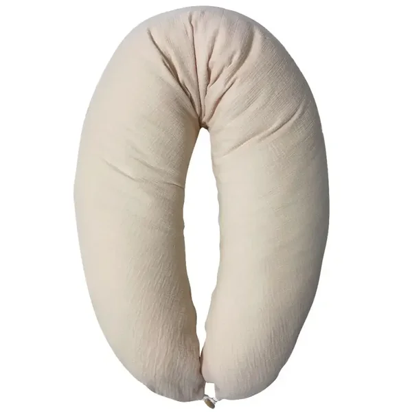 Stillkissen Beige Musselin