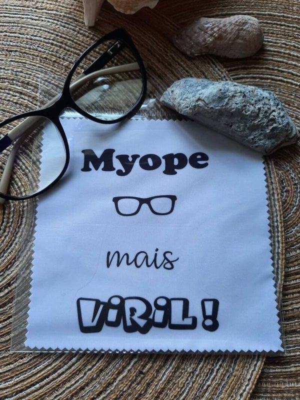 Lingette, chiffon, essuie lunettes micro fibre MYOPE Viril