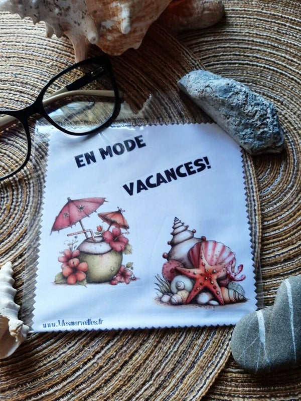 Lingette, chiffon, essuie lunettes micro fibre V&E 11